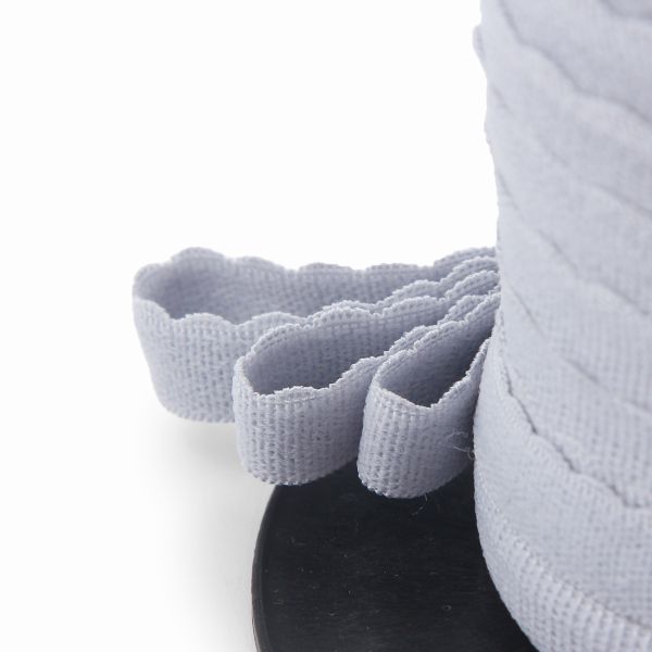 Резинка бельевая (отделочная) становая 12.0 мм / 50 метров, св.серый, (МЛ175.012/1)