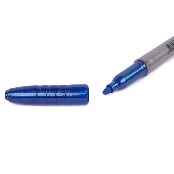 Маркер Metallic 2 мм, пулевидный 12 шт, Premier, №04 синий, Expert Complete EPM-02