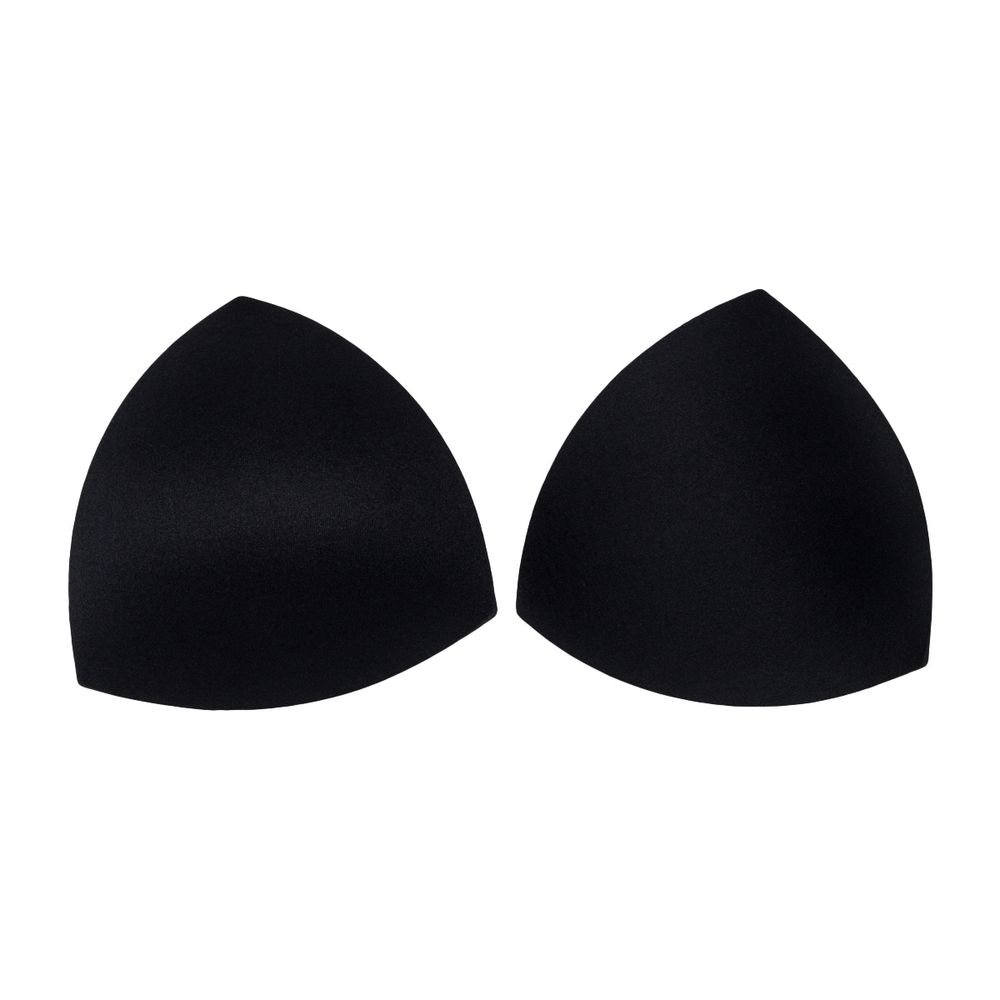 Бельевые чашечки для бюстгальтера треуг. без уступа с равномер.наполнением, р.2 (40-42 (S)) Antynea (черный), FN-75, 1 пара