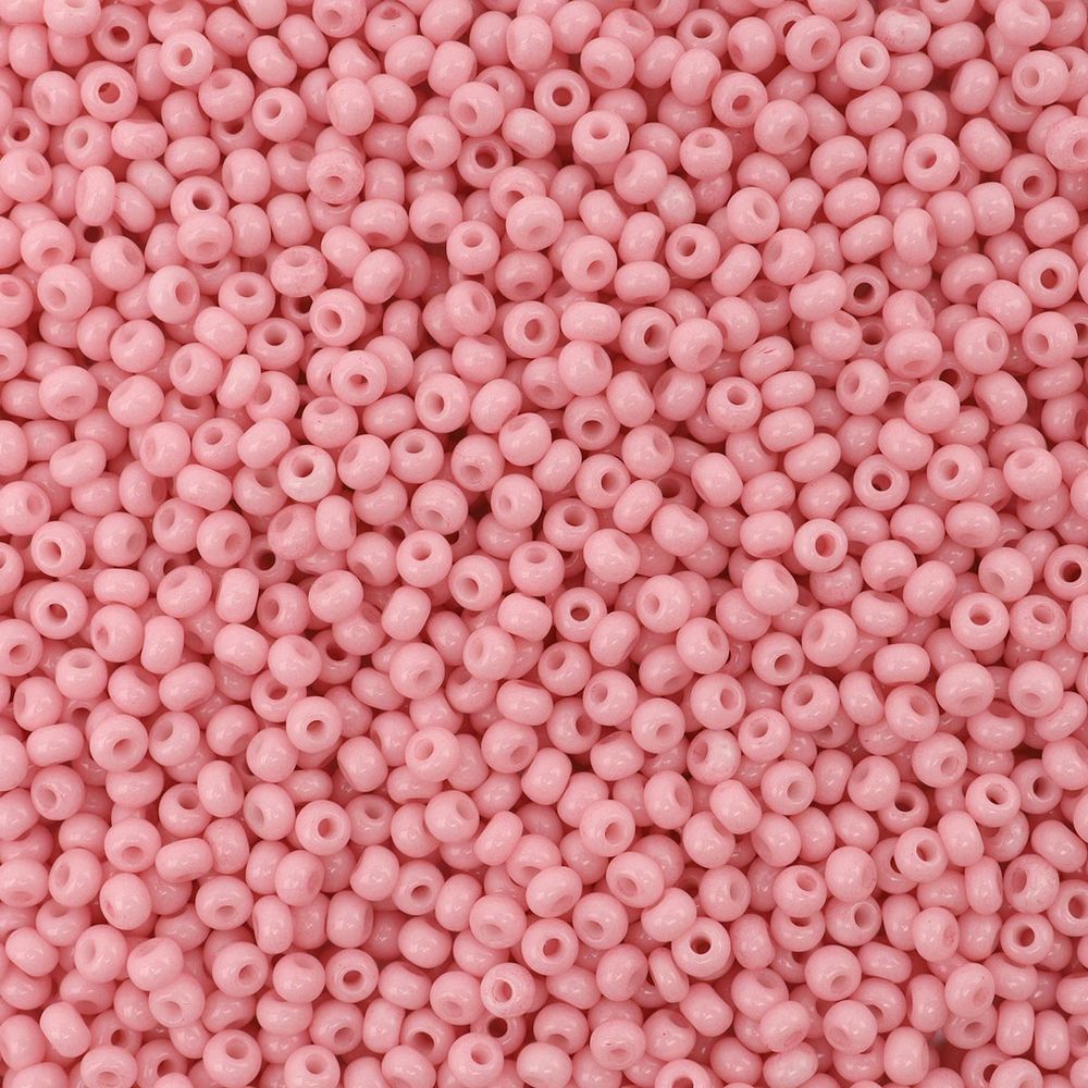 Бисер мелованный solgel окрашенный, круг.отв., 500гр, Preciosa