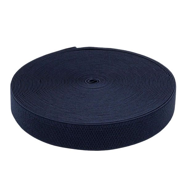 Резинка для подтяжек (помочная) 40.0 мм / 25 метров, 25.2 г/п.м., 233 индиго синий, 6123-9344