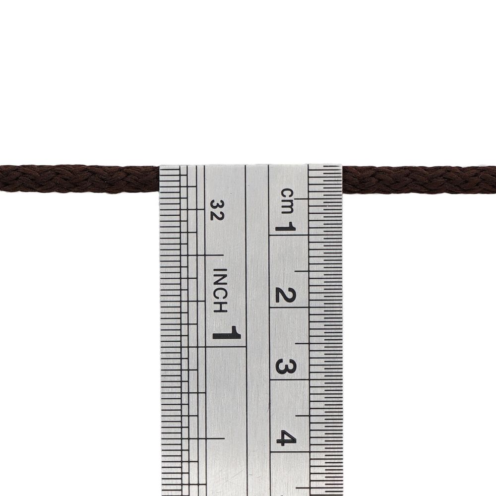 Шнур плетеный ⌀4.0-5.0 мм / 100 метров, 007 коричневый