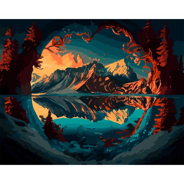 Картина по номерам Cristyle, Две реальности, 40х50 см