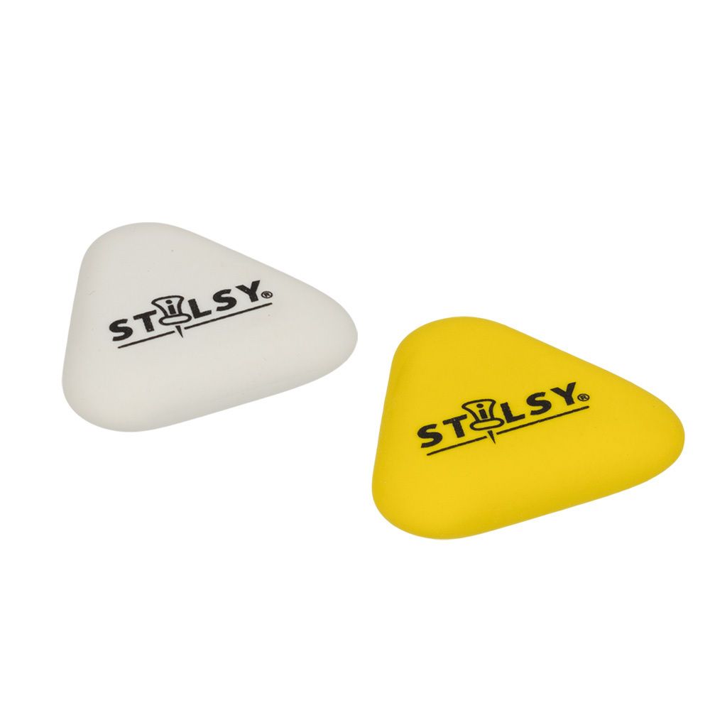 Ластик треугольный ассорти из двух цветов STTE 48 шт, Stilsy