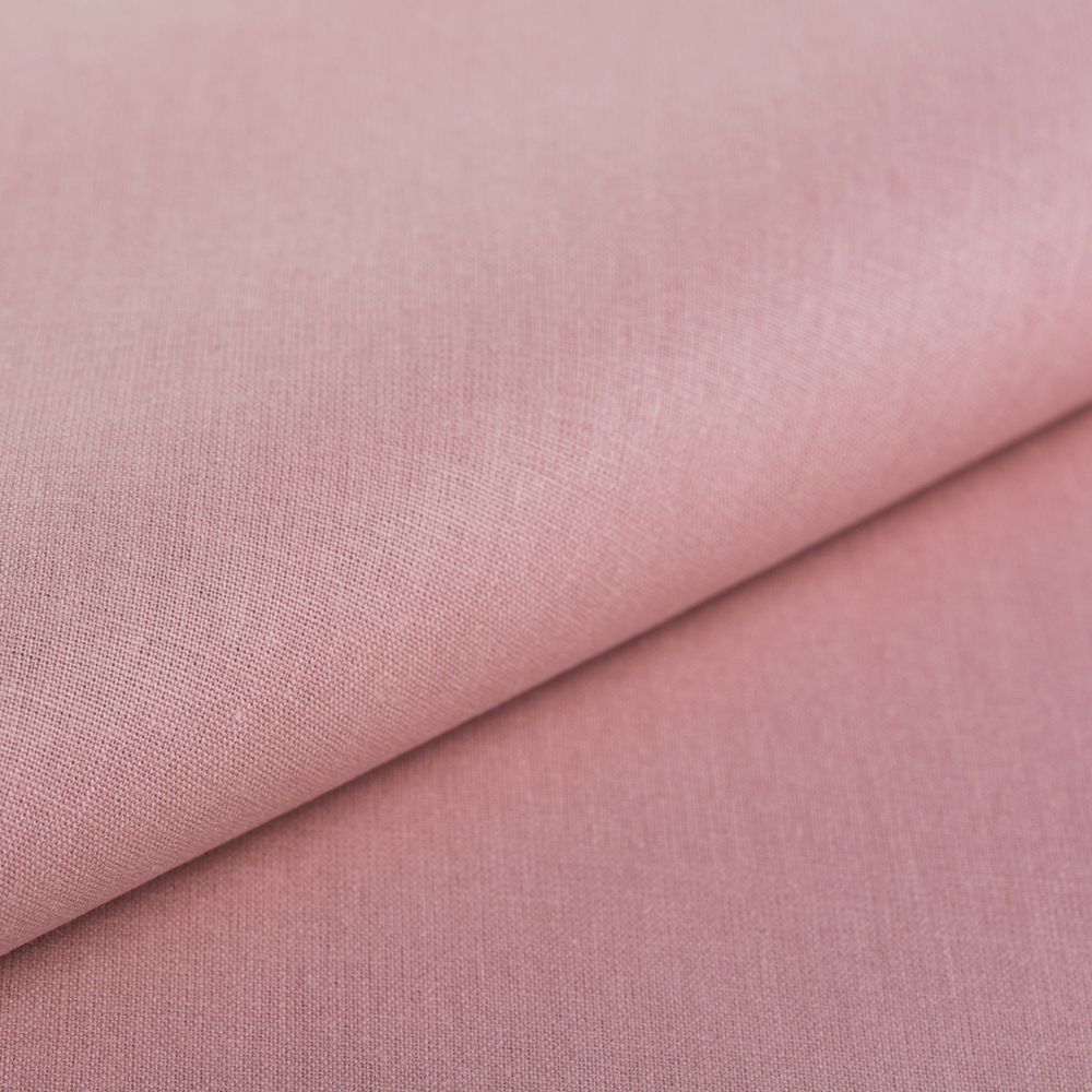 Ранфорс гладкокрашеный 130 г/м², шир.240 см, в нарезке, цв. чайная роза, 10 метров /TOS/