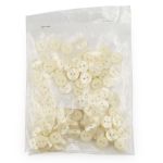 Пуговицы 2 прокола 18L (col.104 бежевый), CX-K-25, 144 шт