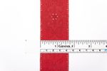 Кружево шитьё 43 мм / 9.7 м, Турция, красный, Gamma GYEM-4301