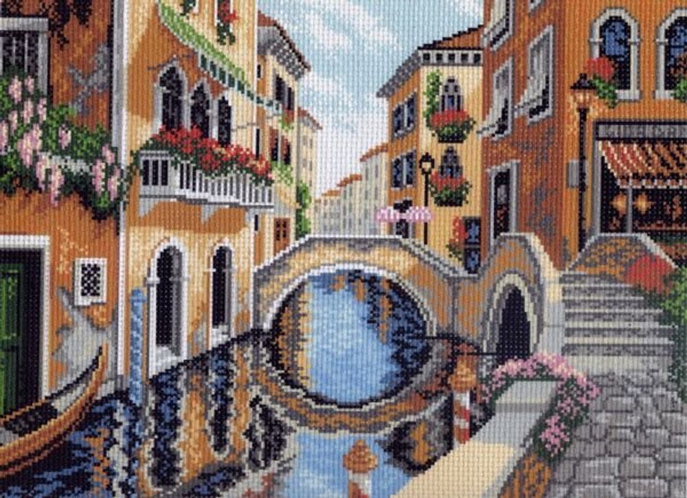Рисунок для вышивания на канве Матренин Посад арт.37х49 - 0527 На улицах Венеции