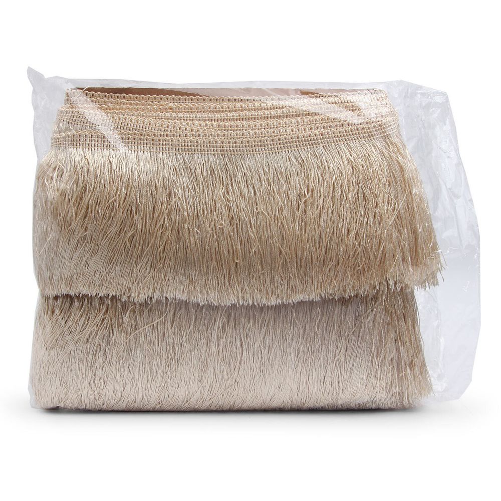 Бахрома отделочная широкая 120.0 мм / 25 метров, 551 бежевый