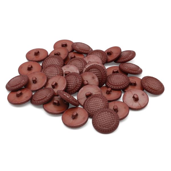 Пуговицы на ножке 28 мм (19-1528 т.бордовый), 36 шт