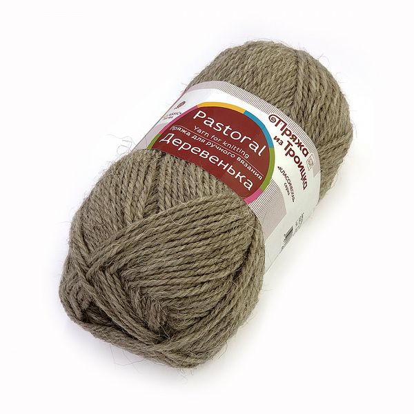 Пряжа Троицкая Деревенька / уп.10 мот. по 100 г, 170 м, 0530 св.натуральный