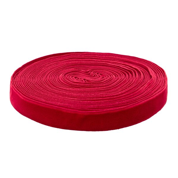 Лента бархатная (тесьма) 20.0 мм / 10±0.5 метров, рис. 8319, цв.11 малина