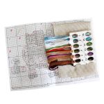 Набор для вышивания нитками МП Студия (Жар-птица), Сюрпризы от капибары, 11х13 см