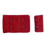 Застежки для бюстгальтера текстильные 2х2, 28 мм, 101 т.красный, 2686, 25 шт, Arta