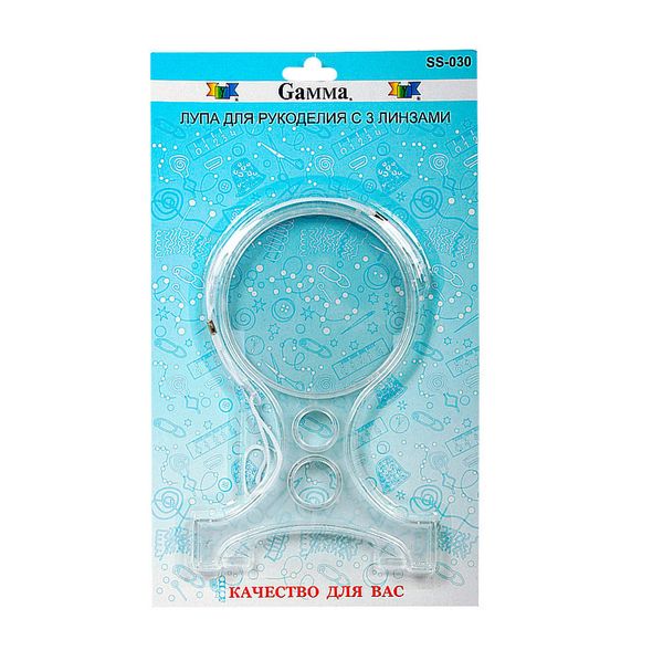 Лупа SS-030 в блистере, /УЦЕНКА/, Gamma SS-030