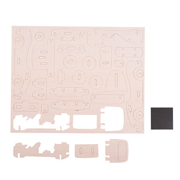 Пазл 3D 13х9х6 см, ROT-007, гоночная машина, Rezark ROT-007