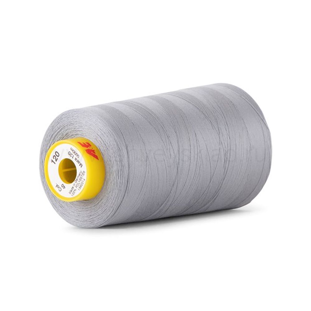 Нитка универсальная Gutermann Mara 120/2, 5000 м, 700185, 040 пепельно-серый, 1 катушка