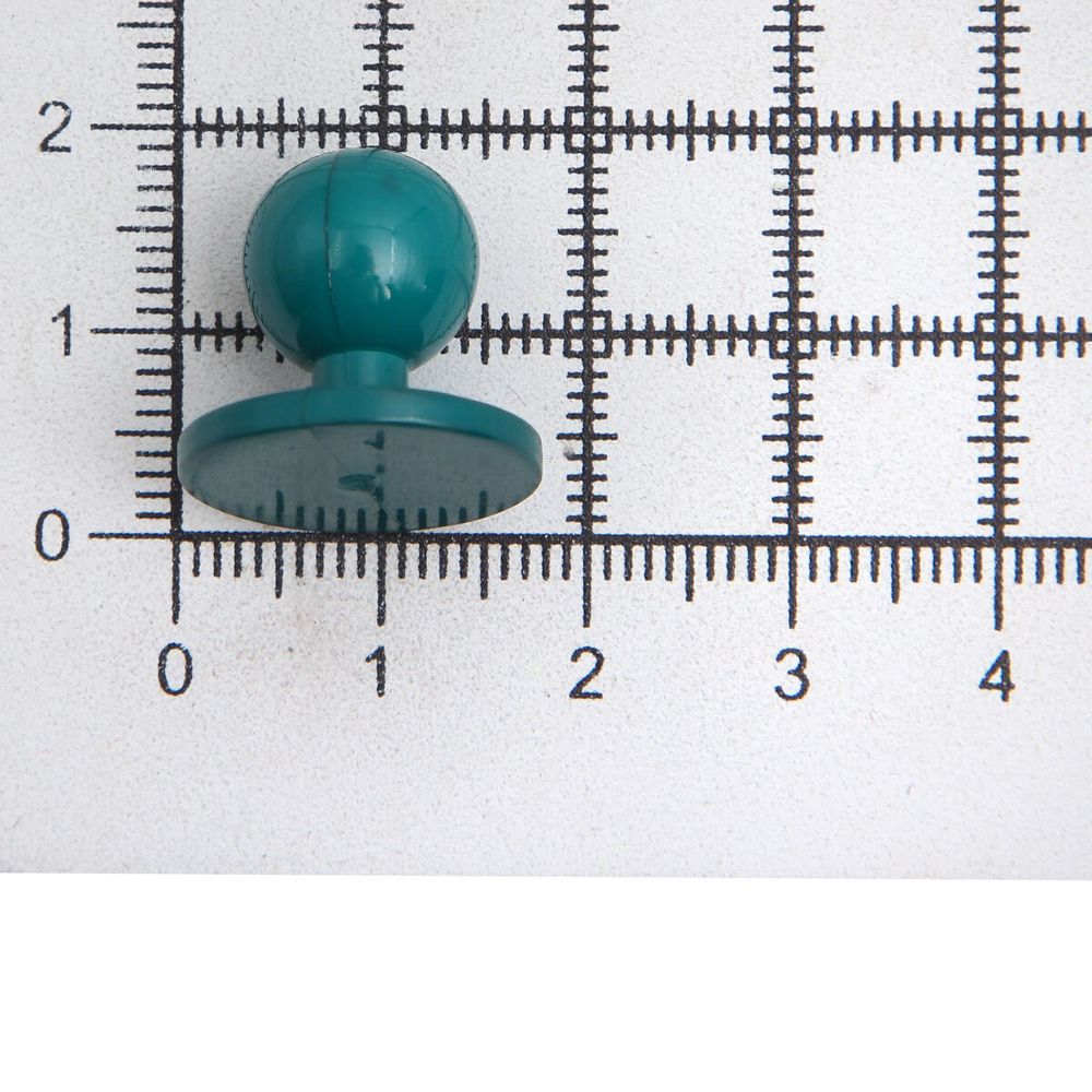 Пукля поварская, цветная, 10 мм (77 зеленый) П-10, 500 шт