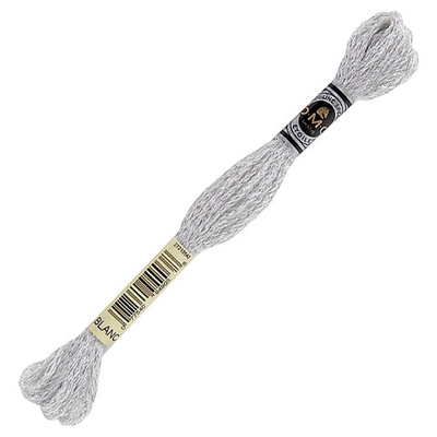 Мулине DMC Etoile 8м, люрекс (Blanc), 6 мотков по 8 метров