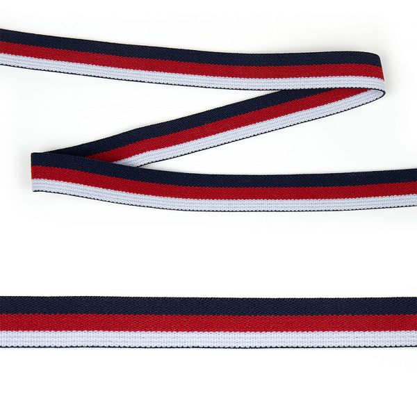 Резинка декоративная полоска 15.0 мм / 25 метров