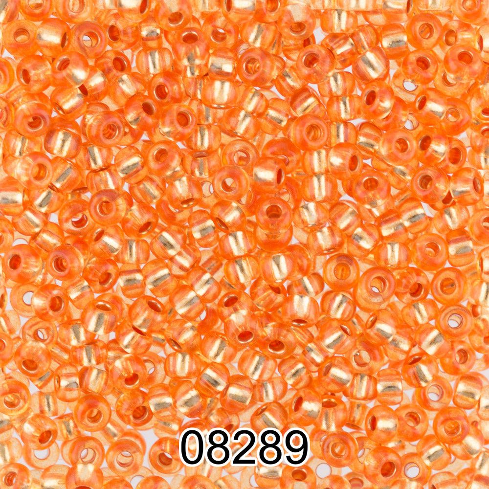 Бисер Preciosa 10/0 (2.3 мм), 500 г, 08289 (Ф389) оранжевый