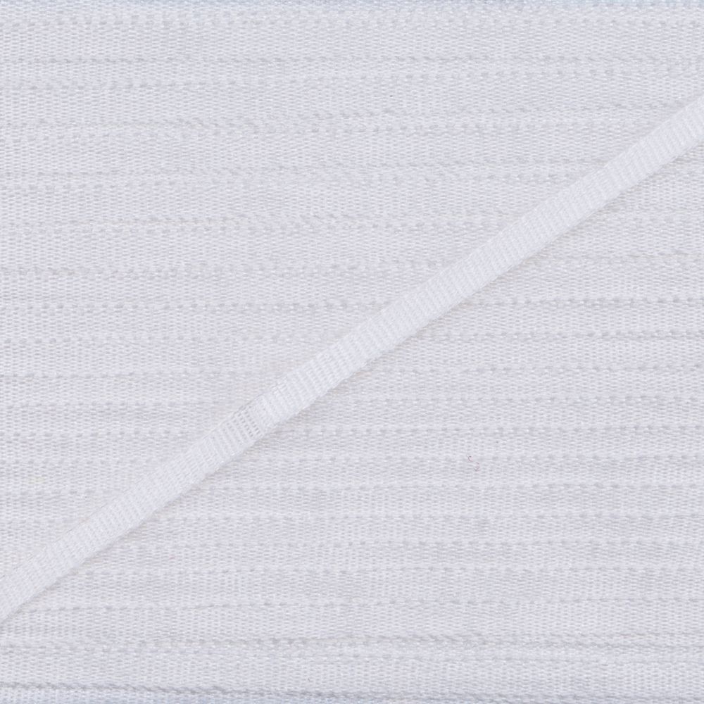 Лента (тесьма) шелковая 2.0 мм / 45.5±0.5 метров, №001 белый, Gamma SR-2