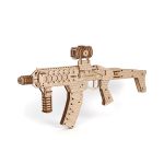 Пазл 3D, серия Оружие 128 элемент, Резинкострел Пистолет-пулемёт, Rezark PTT-06