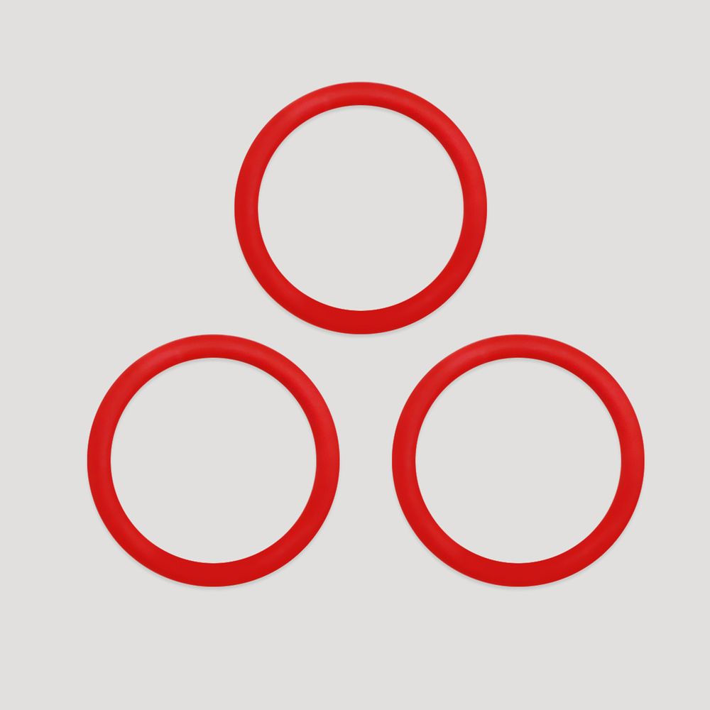 Кольца для бюстгальтера металл ⌀14.0 мм, 100 красный, Arta, 50 шт, 7718779-7