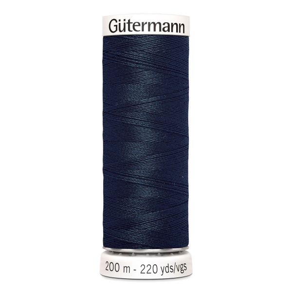 Нитки универсальные Gutermann Sew-all, 200м, 595 сине-зеленый, 5 катушек