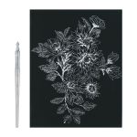 Набор для творчества Гравюра №62 Георгины, 20х25.5 см, Hobbius SGHK