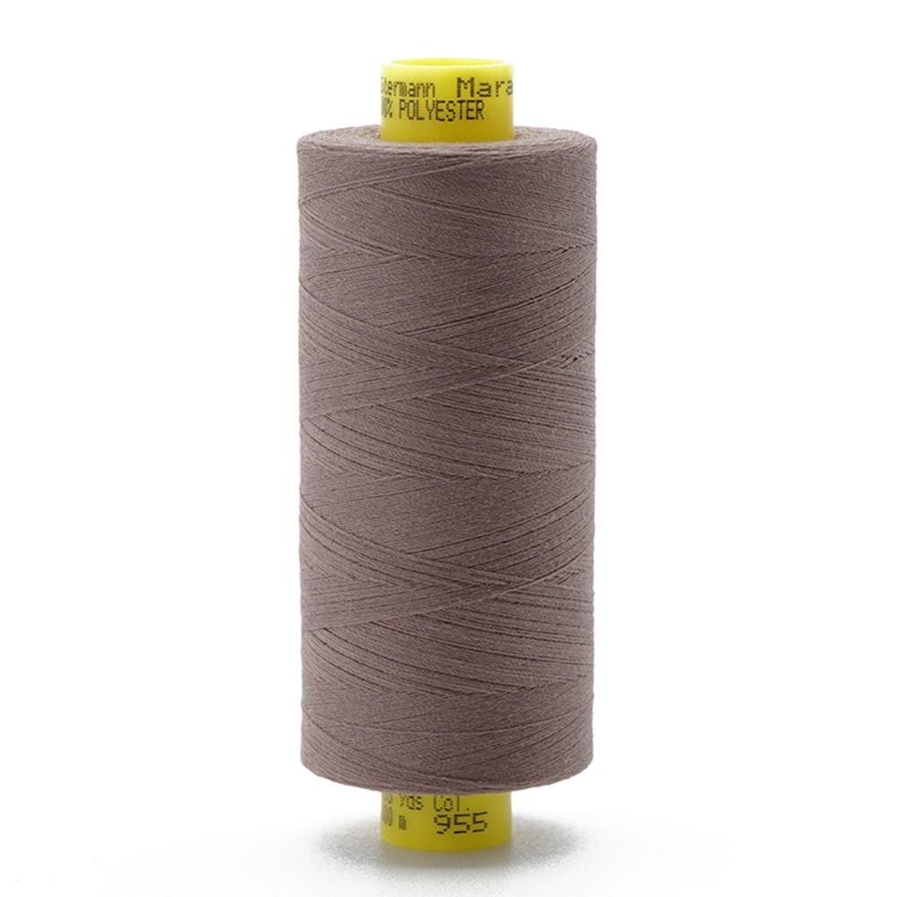 Нитка особо тонкая Gutermann Mara №150 (150/2), 1000 м, 713953, цв. 955 капучино, 1 катушка