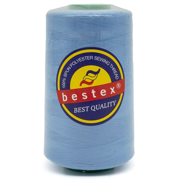 Нитки универсальные Bestex 40/2, 4570 м (5000 ярд) / 1 кат., 321 лазурно-голубой