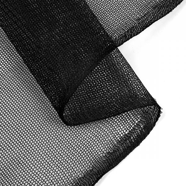 Сетка для бейсболок жесткая 70 г/м², 150 см / 100 метров, TBY.102-1, цв.черный