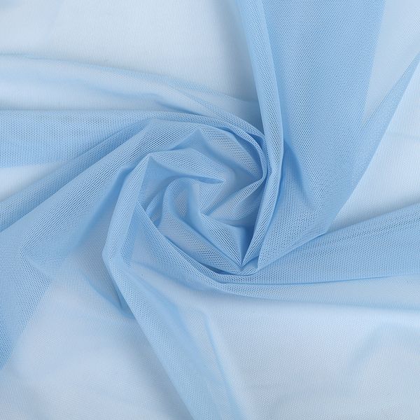 Сетка бельевая эластичная 80 г/м², шир.160 см / 3 метра, 068, 3090 голубой /068.3090.3/