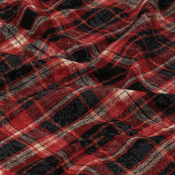 Фланель рубашечная вареная 150 г/м², 150 см / 2 метра, TBY.Fl.T525 красный