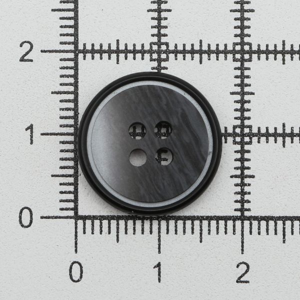 Пуговицы 4 прокола 28L (18мм), (Black (черный)), 36 шт, 615014-2