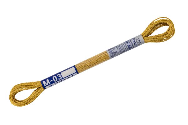 Мулине Gamma металлик, цв.М-03 золото, 12 мотков по 8 метров