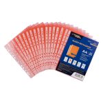 Файл-вкладыш, цветной A4, 20 шт, 35 мкм матовый, оранжевый ЕС220670122, Expert Complete