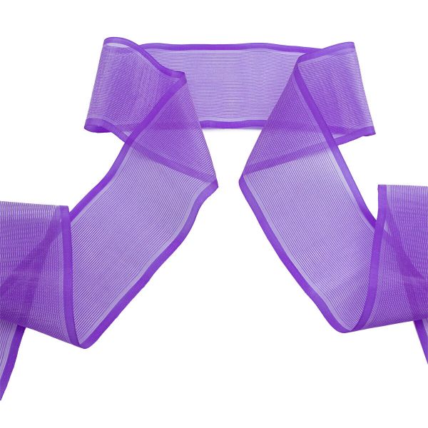 Лента для бантов (капрон) _8 см, 25 м (фиолетовый) С3501