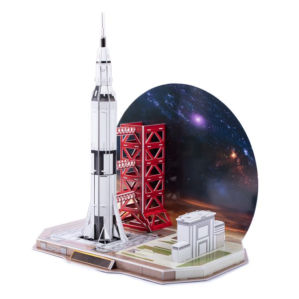 Пазл 3D, серия Космос 68 элемент, Ракета-носитель, Rezark SPH-03