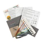 Набор для вышивания нитками Panna, Живая картина. Брошь. Кот в радужных очках, 5.5x5.5 см