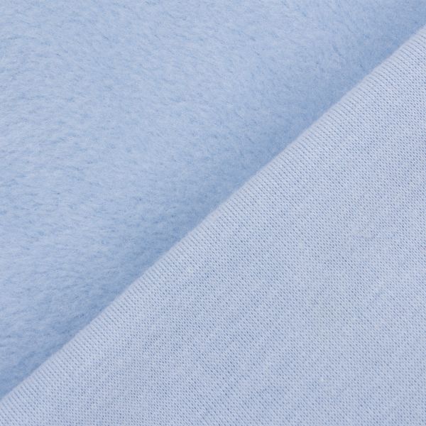 Плюш (ткань) трикотажный 390 г/м², 160 см / рул. 5 метров, 15-4005 голубой, Gamma PLF