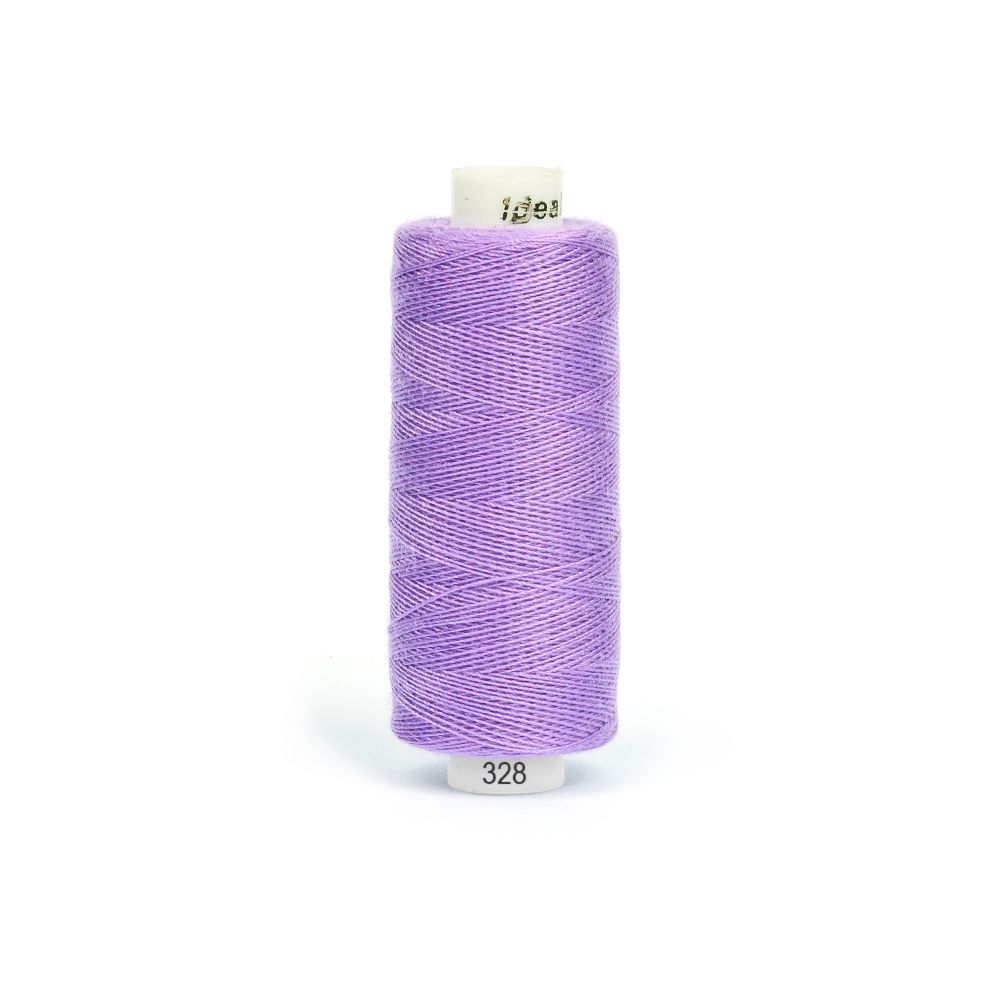 Нитки швейные бытовые Ideal 40/2, 366 м / 10 кат., 328 сиреневый