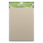 Фетр листовой жесткий 1.0 мм, 20х30см, 12 шт, Astra&Craft, 1 молочный