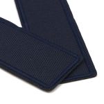 Термоаппликация прямоугольная, джинс, 145х45 мм (т.синий (blue4)), LA497, 2 шт