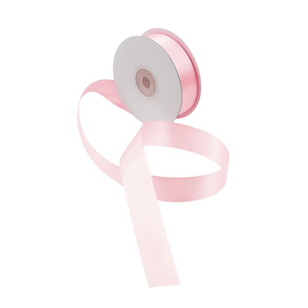 Лента атласная 2-сторонняя 25.0 мм / 22.86±1 метров, C1039 светло-розовый, 6102-0013, Globus