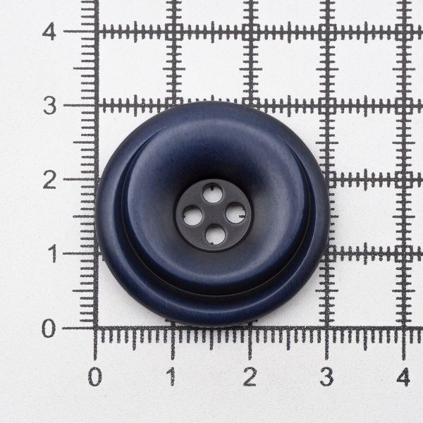 Пуговицы 4 прокола 46L=30 мм, пластик (имитация дерева), col.E темно-синий, 36 шт, CN2821