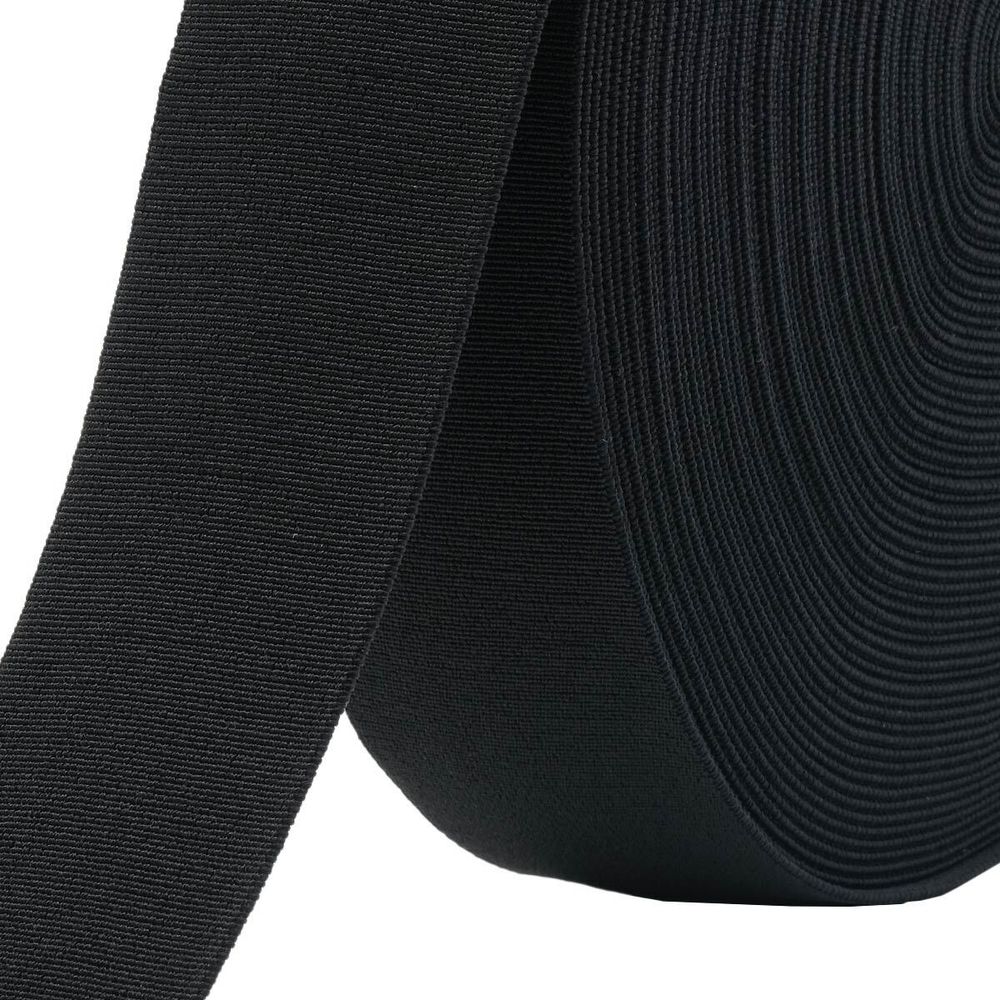 Резинка башмачная 50.0 мм / 25 метров, черный