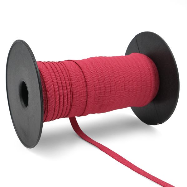 Резинка бельевая (бретелечная) матовая 8.0 мм / 50 метров, бордовый, (МL195.008)