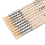 Кисть щетина школьная круглая №4,10 шт